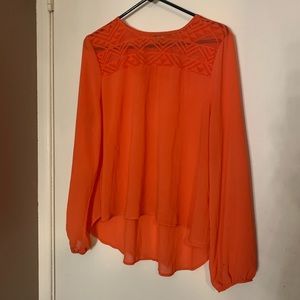Thin long sleeve blouse